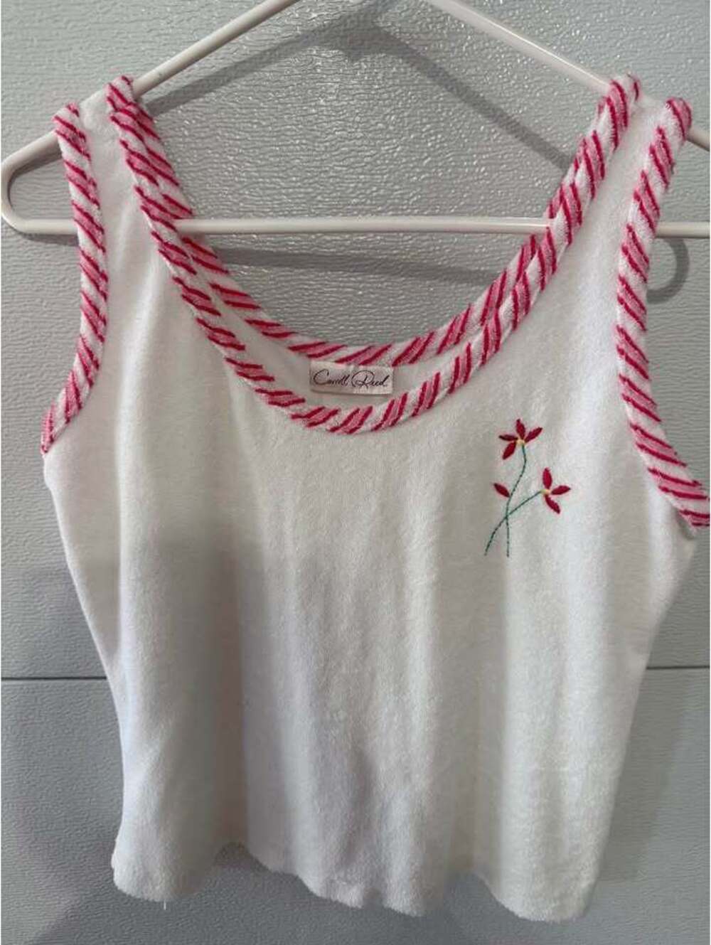 Vintage Carroll Reed Terry Cloth Tank Top